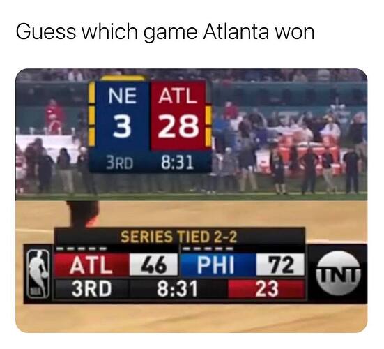 Atlanta who won.