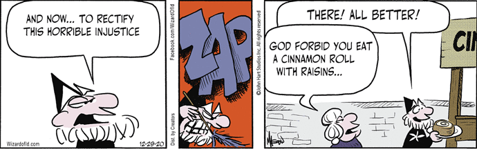 Wizard of Id Comic Strip for December 29, 2020