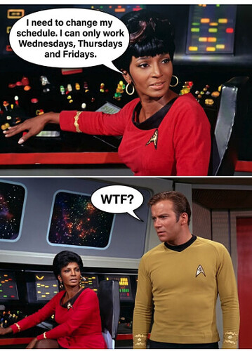 star trek schedule