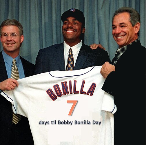 7 days to Bobby Bonilla Day