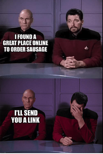 star trek order sausage