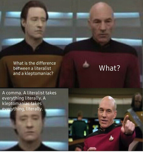 star trek kleptomaniac