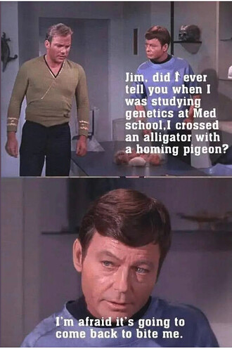 star trek med school genetics