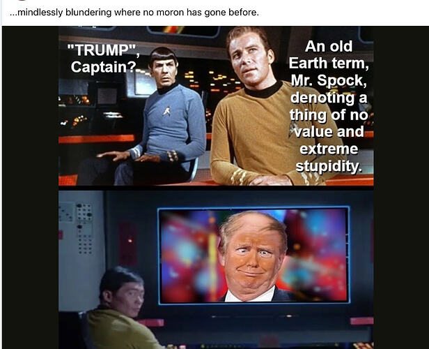 star trek trump