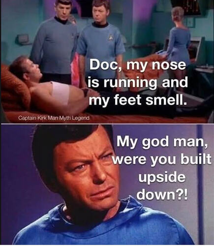 star trek built upside down