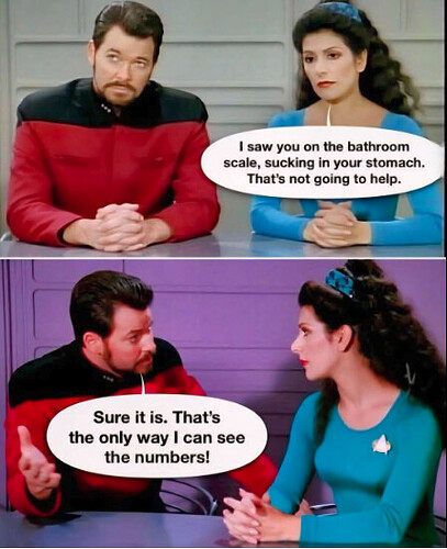 star trek bathroom scale
