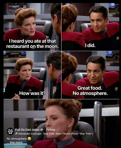 star trek restaurant on moon