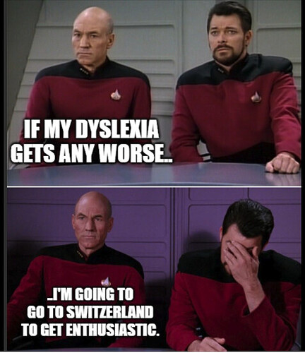 star trek dyslexia