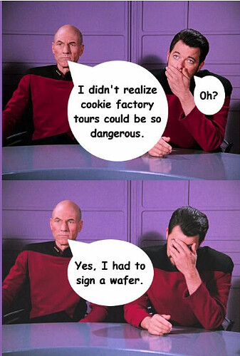 star trek wafer
