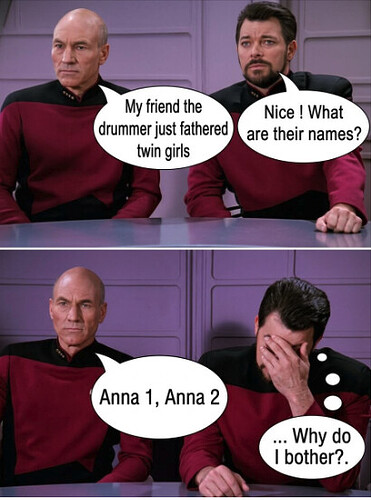 star trek drummer twins