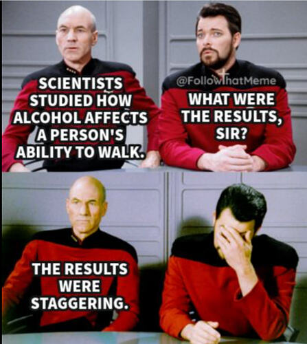 star trek staggering