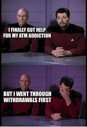 star trek withdrawals