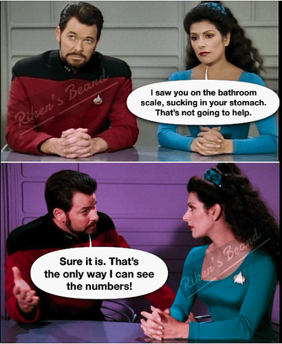 star trek bathroom scale
