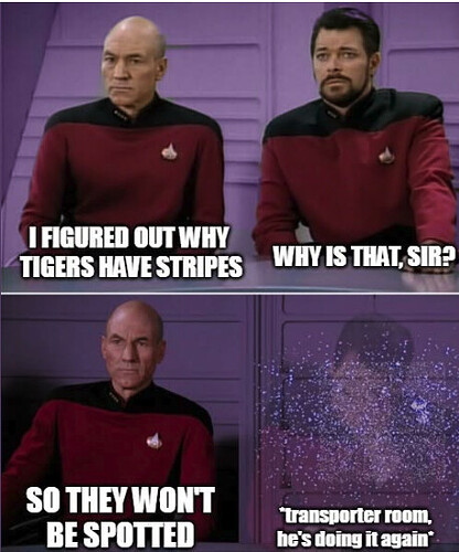 star trek tiges