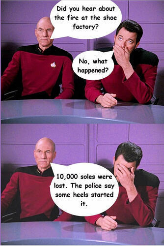 star trek shoe factory