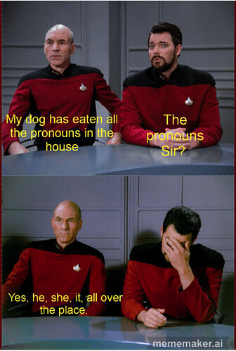 star trek pronouns