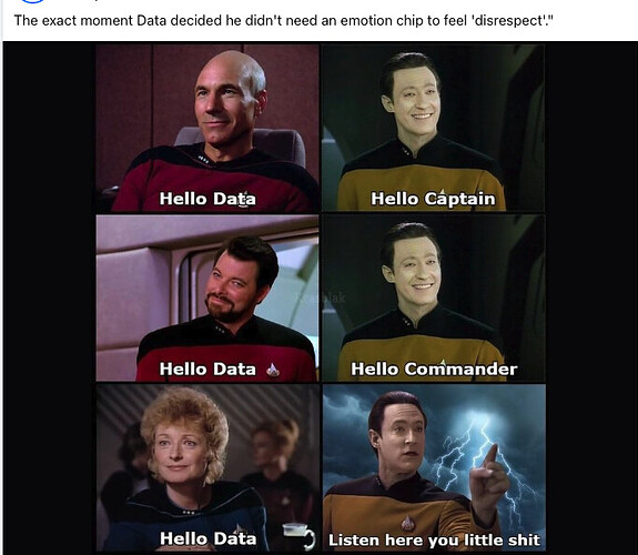 star trek hello there