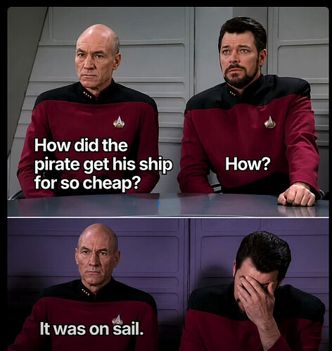 star trek on sail