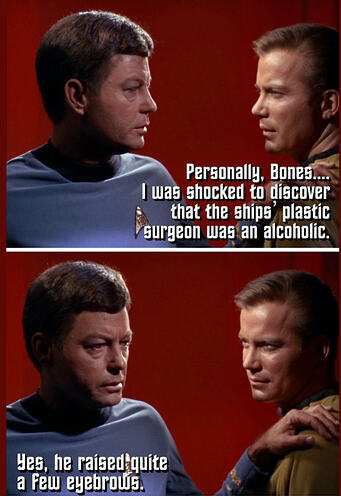 star trek plastic surgeon