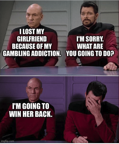 star trek gambling addiction