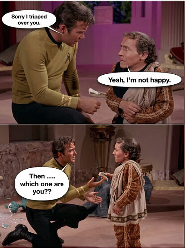 star trek not Happy