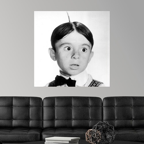 Our Gang - B&W Alfalfa Poster Art Print, Movie Home Decor - Picture 9 of 9