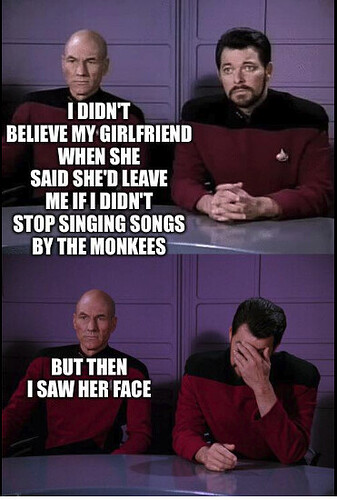star trek when I saw her face