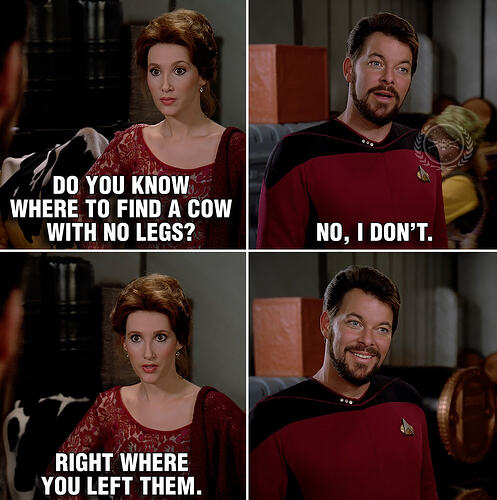 star trek find cow