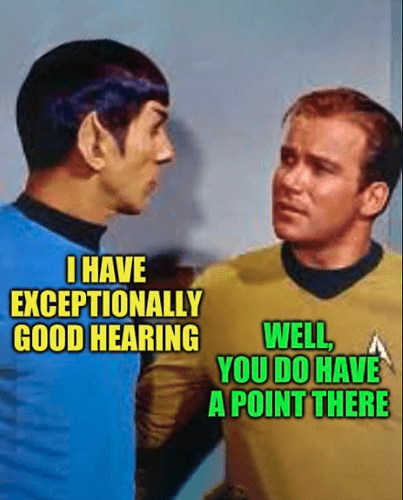 star trek hearing