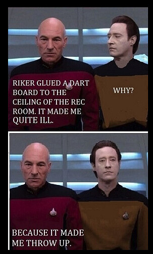 star trek dart board