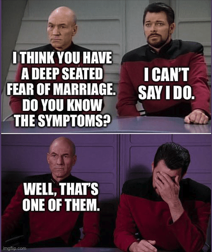 star trek marriage