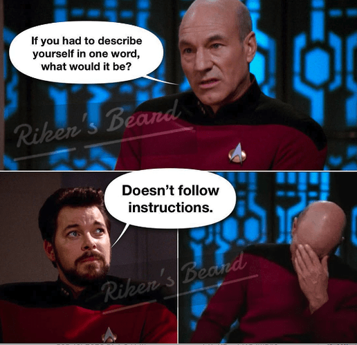 star trek follow instructions