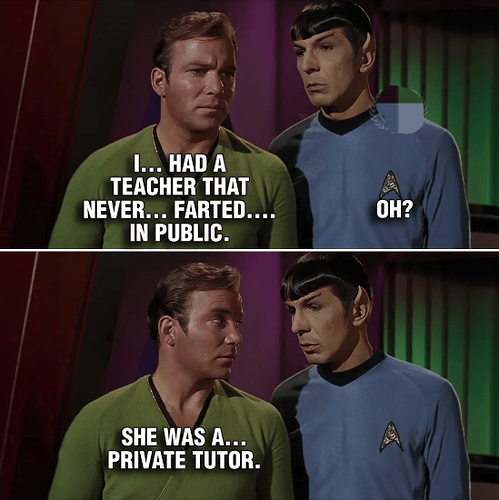 star trek private tutor