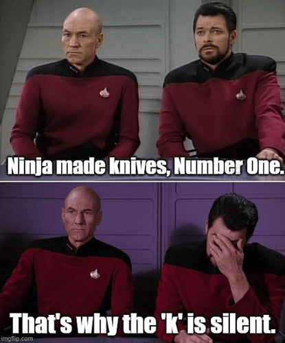 STAR TRek ninja knives