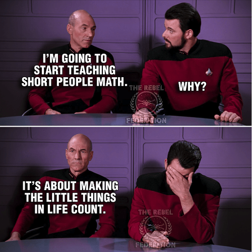 star trek little things count