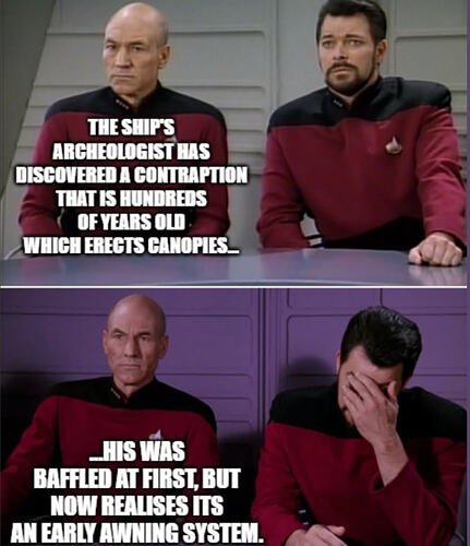 star trek early awning
