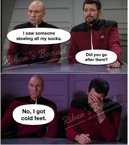 star trek cold feet