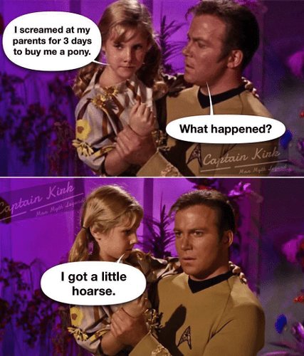 star trek hoarse