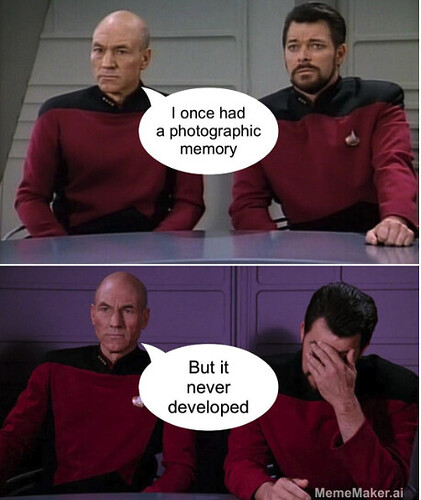 star trek photgraphic memory