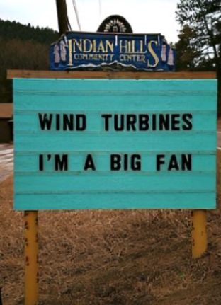 Wind turbines big fan