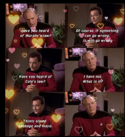 star trek cole's law