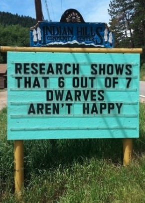 6 of 7 dwarves aren't happy